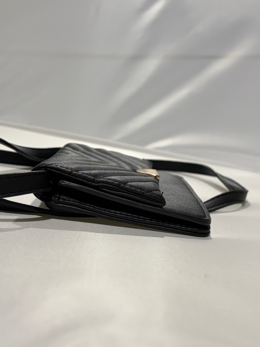 a new day Black Quilted Crossbody with Gold-Tone‎ Clasp - Picture 6 of 9